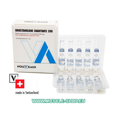 Drostanolone Enanthate 200 mg/ml 10x1ml - Nouveaux LTD