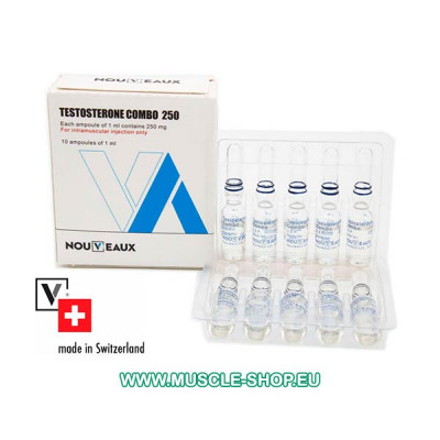 Testosterone Combo 250 mg/ml 10x1ml - Nouveaux LTD