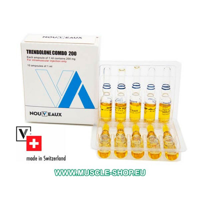 Trenbolone Combo (Trenbolone Acetate 50mg, Trenbolone Enanthate 150mg) 200 mg/ml 10x1ml - Nouveaux LTD