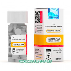 T4-Levothyroxine sodium 50 x 100mcg tablet Hilma Biocare