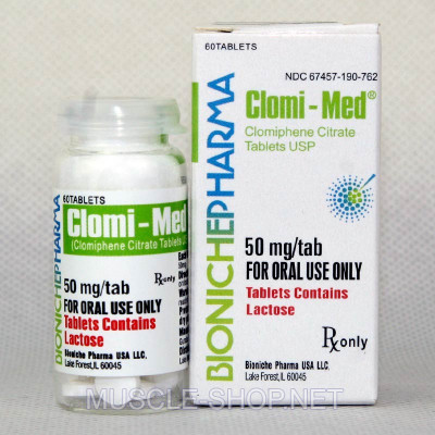 Bioniche Pharma - Clomi-Med - 50 Mg/60 Tablets