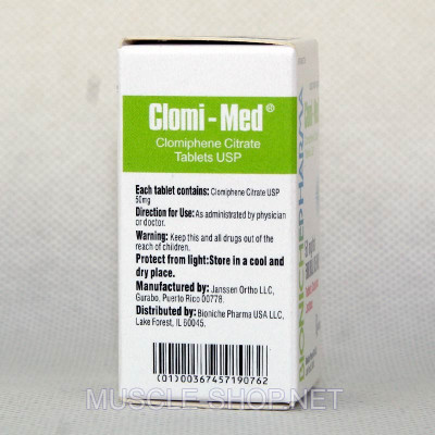 Bioniche Pharma - Clomi-Med - 50 Mg/60 Tablets