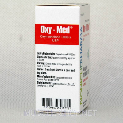 Bioniche Pharma- Oxy-Med - 50 Mg/120 Tablets