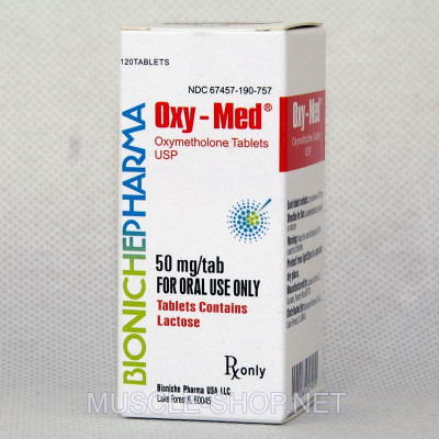 Bioniche Pharma- Oxy-Med - 50 Mg/120 Tablets