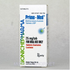 Bioniche Pharma - Primo-Med - 25 Mg/120 Tablets