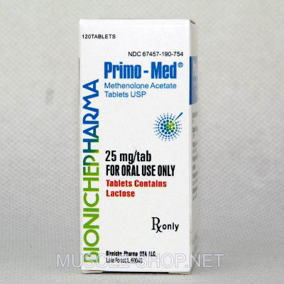 Bioniche Pharma - Primo-Med - 25 Mg/120 Tablets
