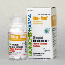 Bioniche Pharma Sibu - Med (Sibutramine) 20 Mg (60 Tablets)