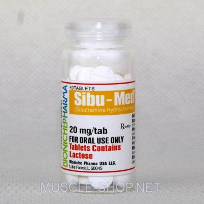 Bioniche Pharma Sibu - Med (Sibutramine) 20 Mg (60 Tablets)