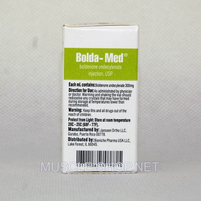 Boldenone Undecylenate - 300 Mg/10ml Bioniche Pharma