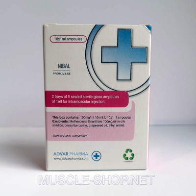 Methenolone Enanthate (Primobolan) - Nibal - 10x1ml 100 mg/ml