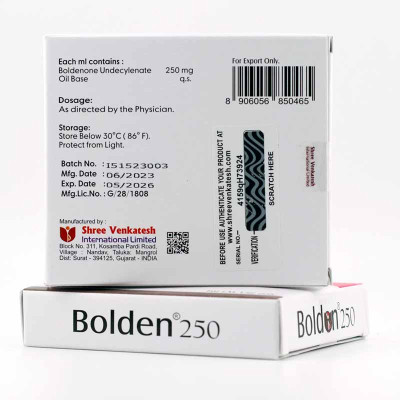 Boldenone Undecylenate (Bolden 250) 200mg/ml 5x1ml