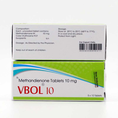 Methandienone (Vbol 10) 10mg 50 Tablets