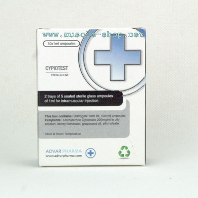Testosterone Cypionate - Cypiotest - 10x1ml 200 mg/ml