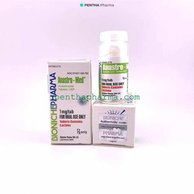 Bioniche Pharma Anastro-Med (Anastrozole) 60 x 1mg tablets