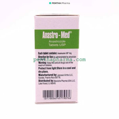 Bioniche Pharma Anastro-Med (Anastrozole) 60 x 1mg tablets